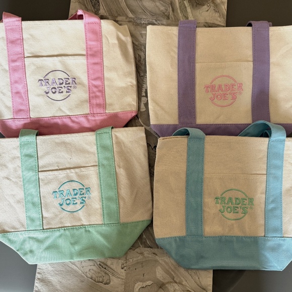 Trader Joes Mini Canvas Bag - Picture 1 of 5
